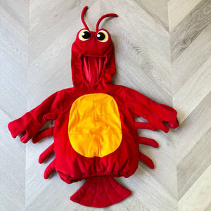 Lobster Costume Baby 9-12 Months Plush Halloween